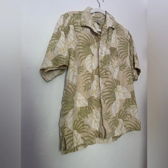 TOMMY BAHAMA SILK SHIRT‎ SIZE MEDIUM - Picture 8 of 10